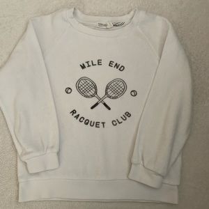 Miles boy terry sweatshirt